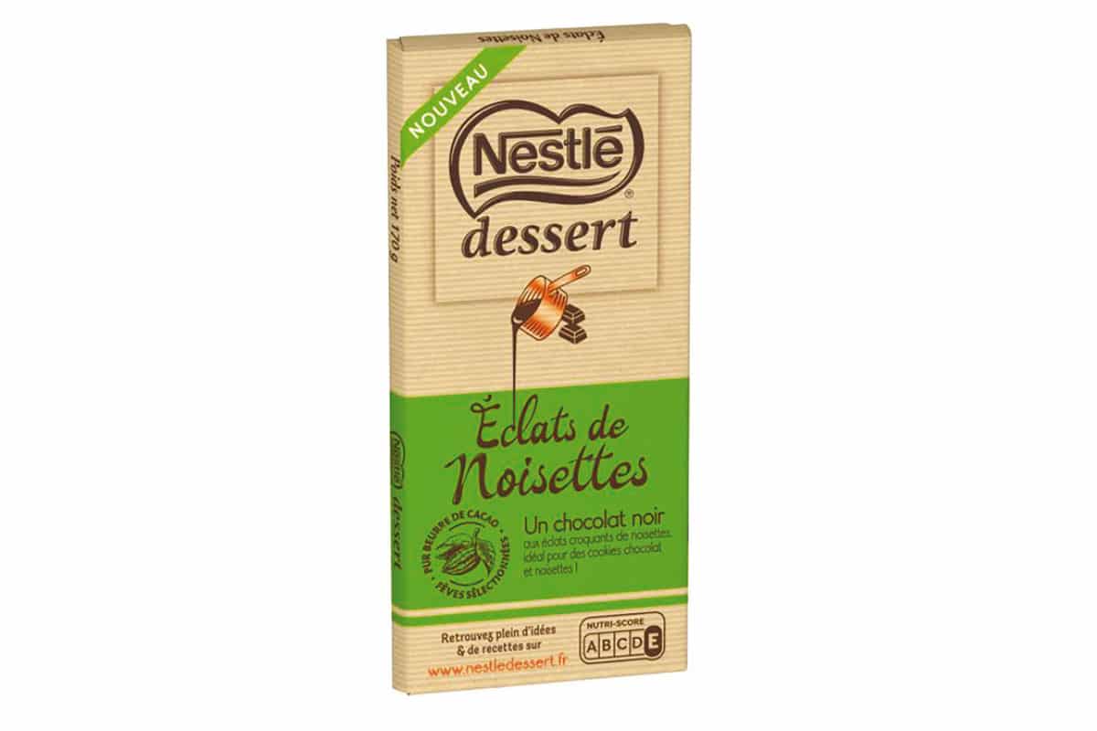 Nestlé dessert Noisette, une nouvelle tablette à pâtisser Leader Réunion