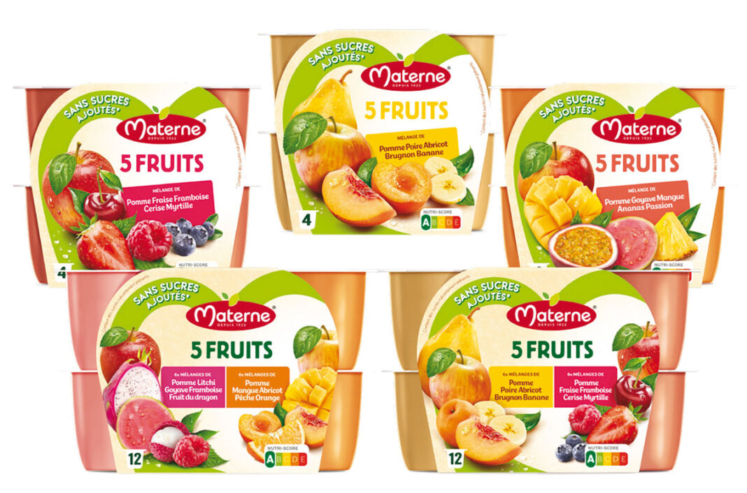 Danone aux Fruits - Fruits Exotiques Fraise Framboise Myrtille, Danone