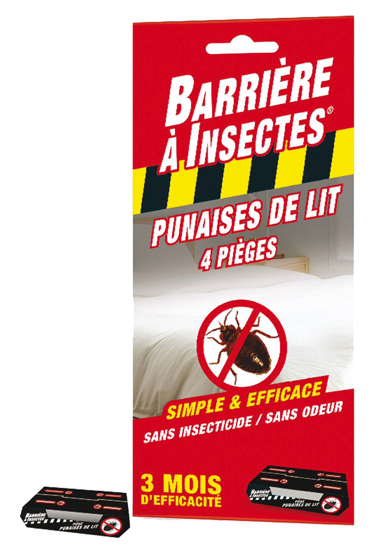 Pack De 3 Bâtons Collants Anti-Mouches/Moustiques - À Suspendre Ou Poser, Intérieur/Extérieur, 26cm